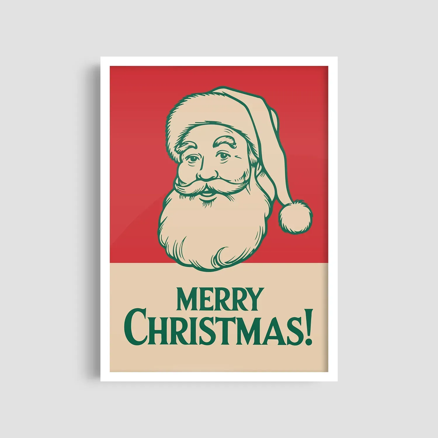 Постер Roomy у білій рамі "Santa Classic"